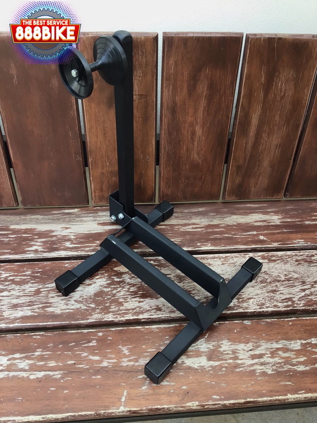 ขาตั้งจักรยาน แบบล็อคล้อจักรยาน E-HS026 สีดำล้วน