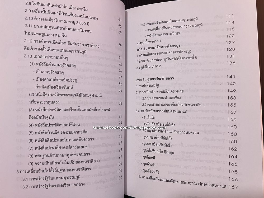ความเป็นมาของชนชาติลาว เล่ม 1 : การตั้งถิ่นฐานและการสถาปนาอาณาจักร โดย บุนมี เทบสีเมือง / ไผท ภูธา แปล