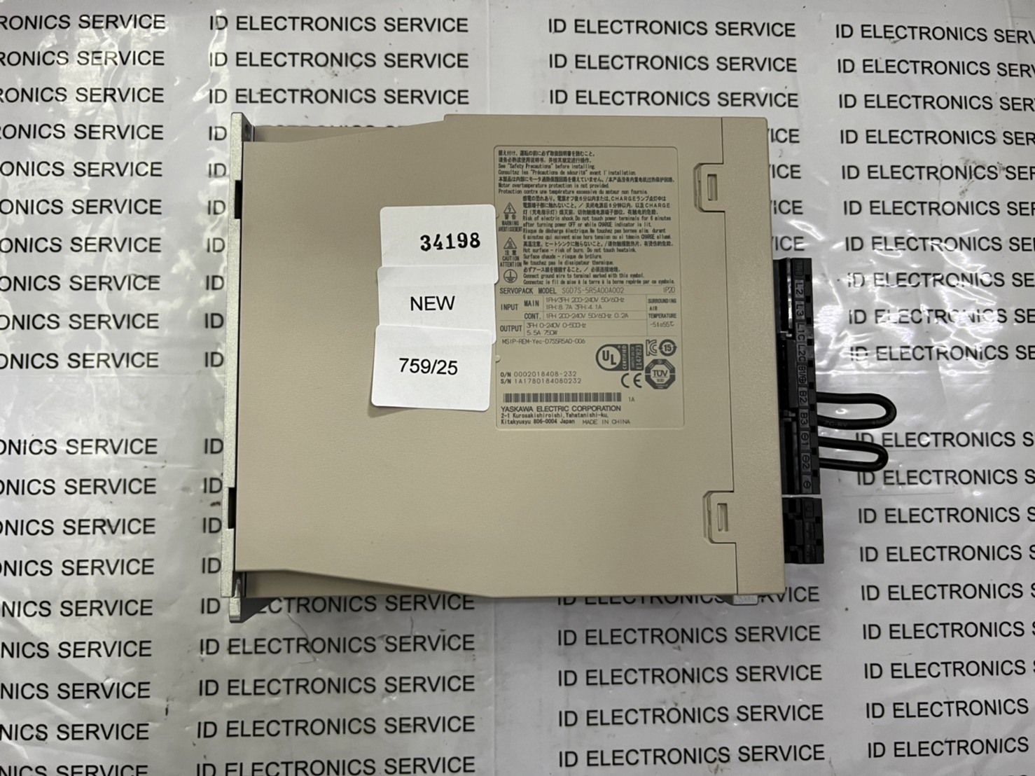 SGD7S-5R5A00A002 SERVO DRIVE " YASKAWA "