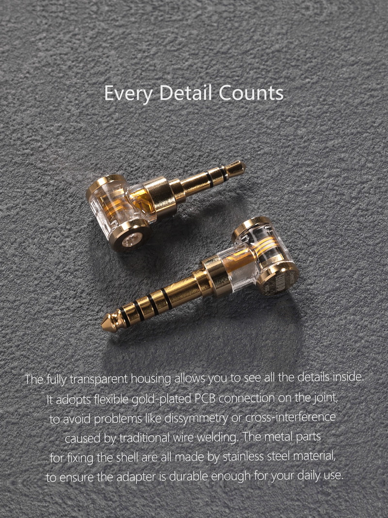 DD DJ44AG2024 อะแดปเตอร์แปลง 4.4 Balanced ออกหูฟัง 2.5 Balanced รุ่นอัพเกรด ประกันศูนย์ไทย