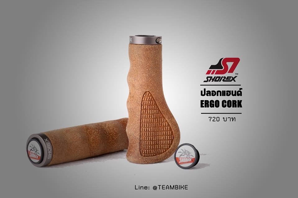 ปลอกแฮนด์ SHOREX Comfort Faom Grip,HG HG-002 ERGO CORK
