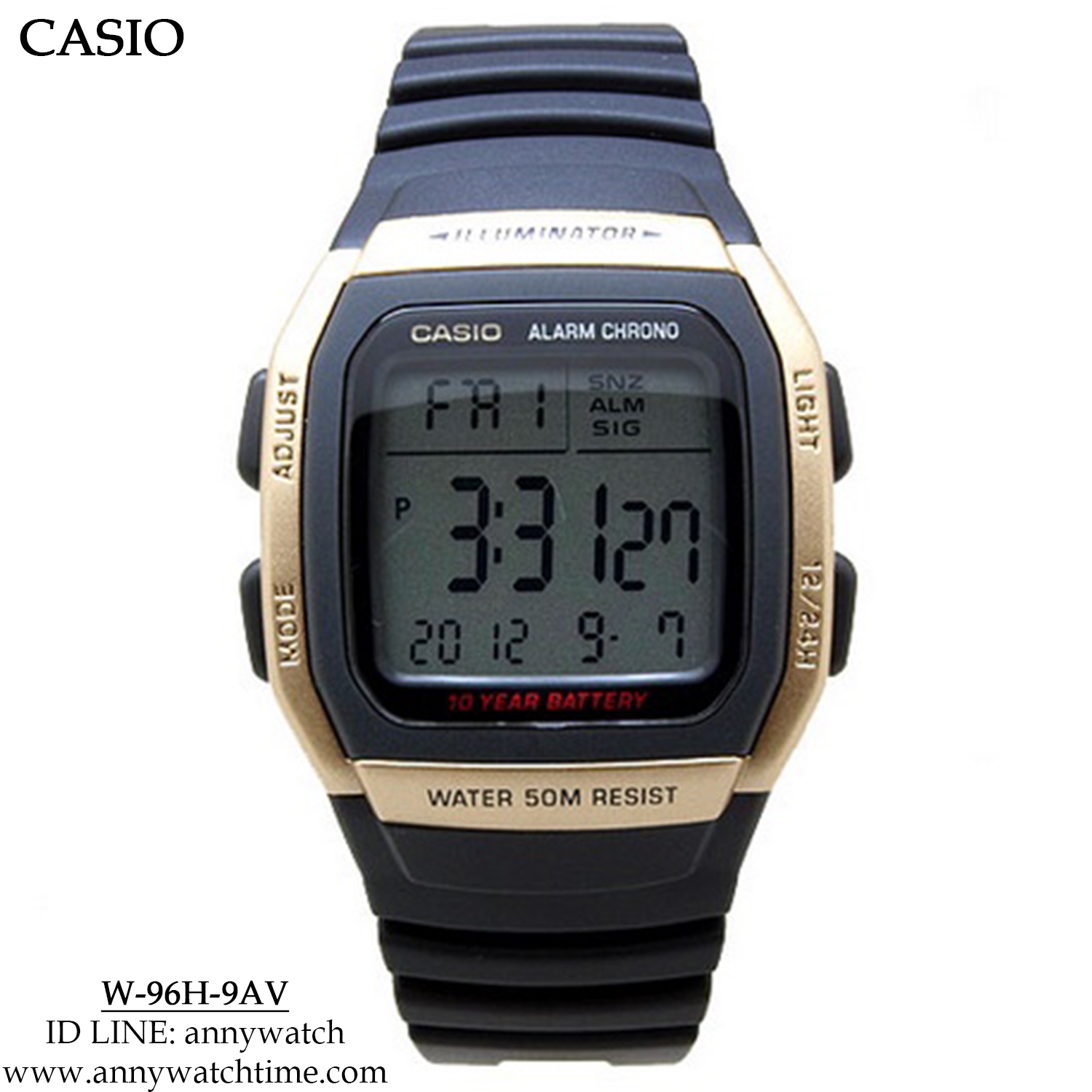 CASIO W-96H-9AV
