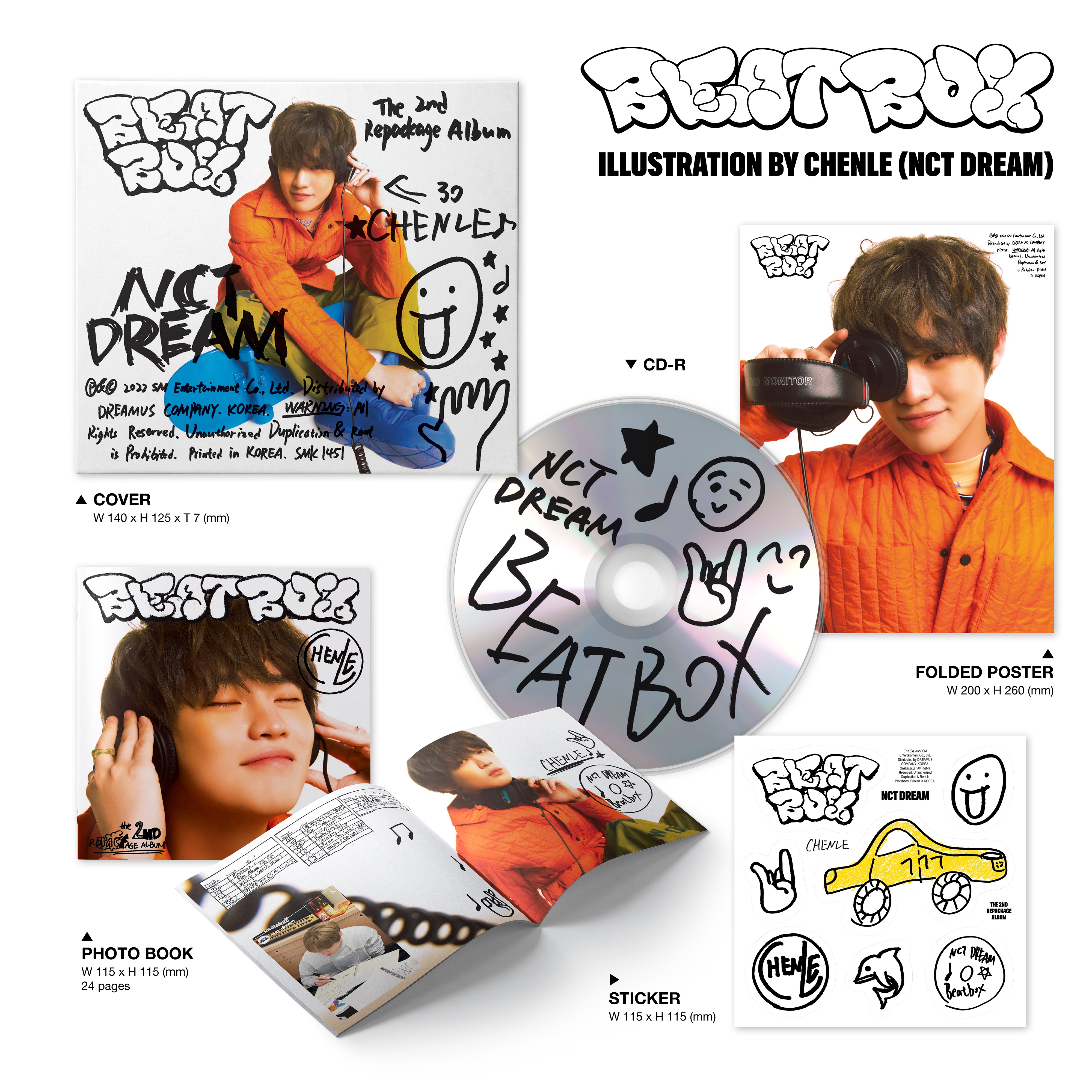 #NCTDREAM - The 2nd Album Repackage [Beatbox] (Digipack Ver.) (Random Ver.) -ปิดพรี2022-05-30 / รอ 14-25วัน-