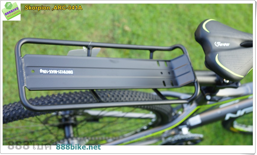 ตะแกรงท้ายยึดหลักอาน Skorpion ALLOY sEATPOST REAR CARRIER ,ARC-041A ,สำหรับหลักอานขนาด 27-36มม. (Max 20 กก.)