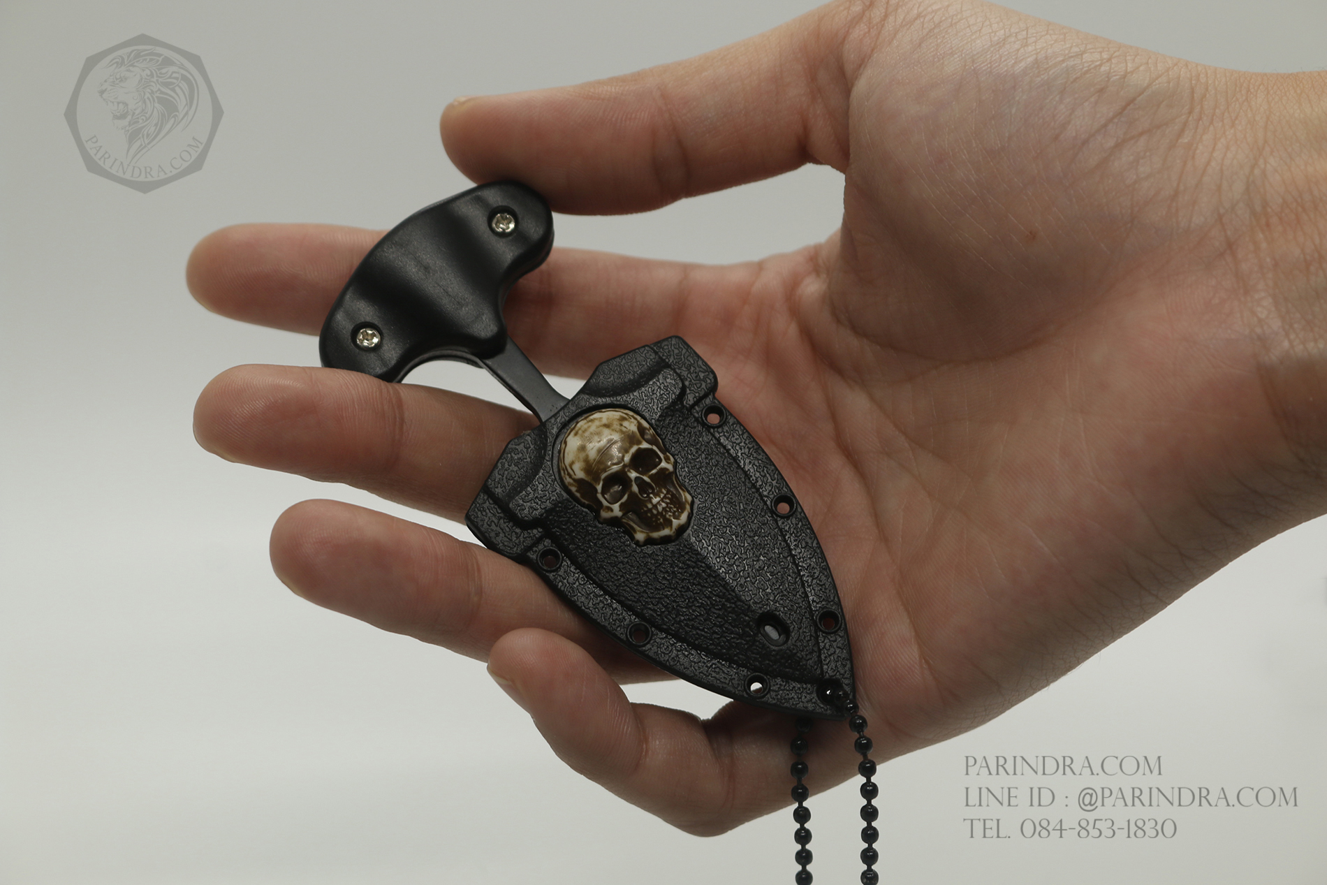 มีดห้อยคอ มีดชก ปลอกรูปหัวกระโหลก