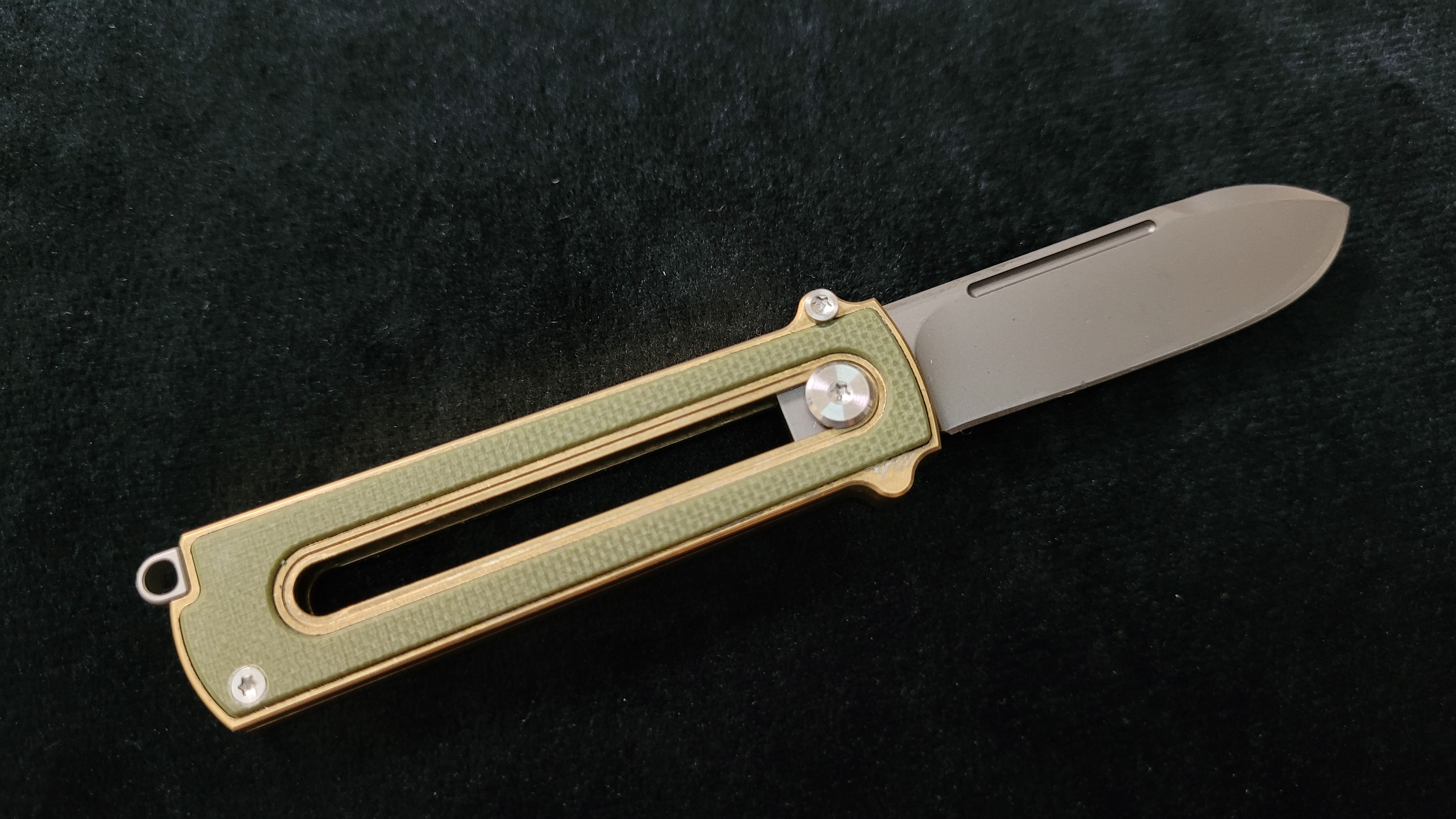 Al Br BarloX with M390 Blade-for a short time Dealer's Cost Green DLC Black Blade