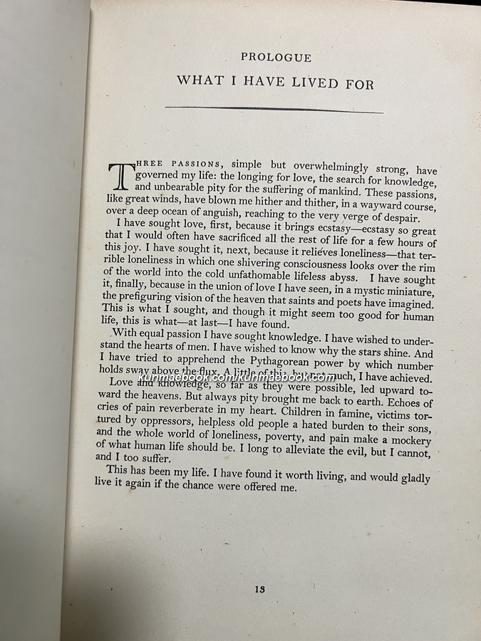 The Autobiography of Bertrand Russell ( Vol 1.The Autobiography of Bertrand Russell 1872-1914 )