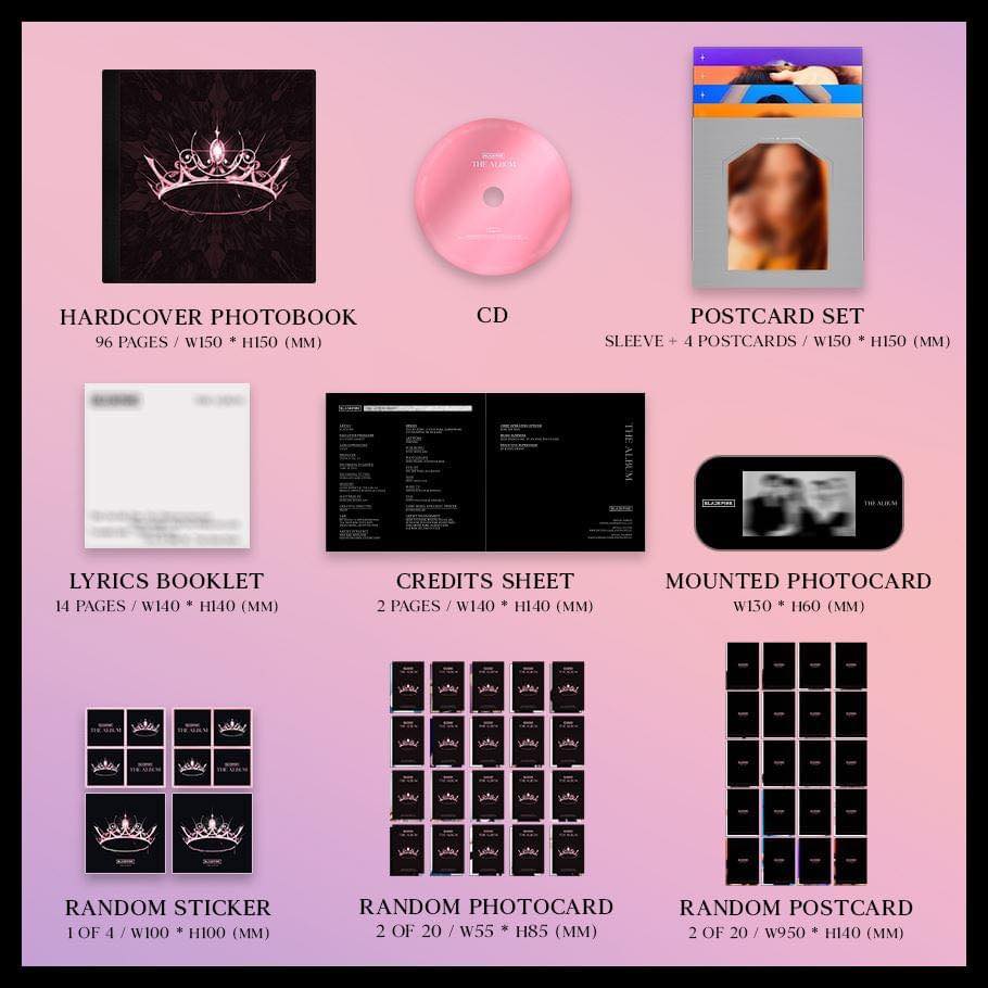 อัลบั้ม #BLACKPINK - 1st FULL ALBUM [THE ALBUM] (Ver.4)