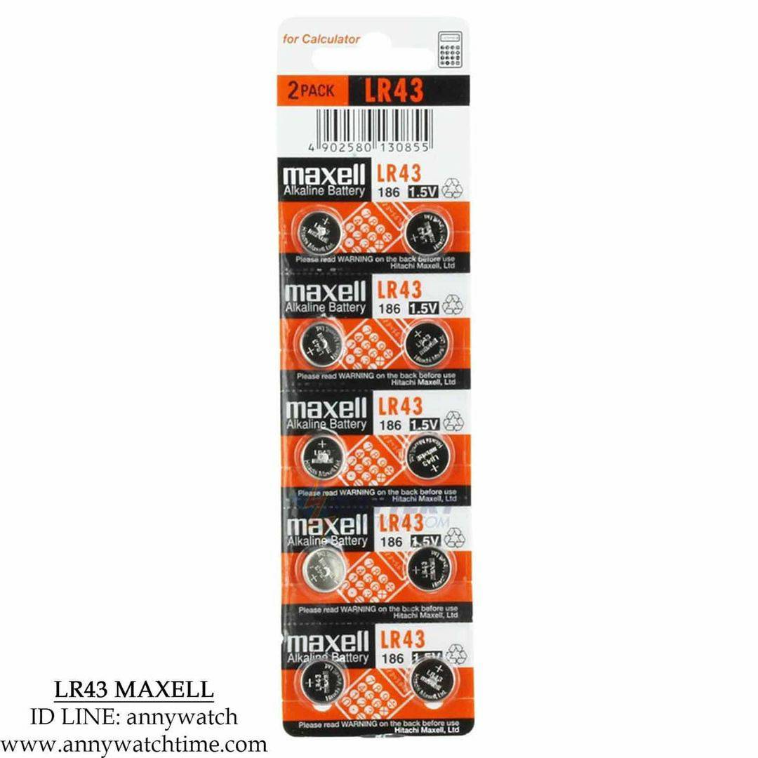 ถ่าน LR43 MAXELL