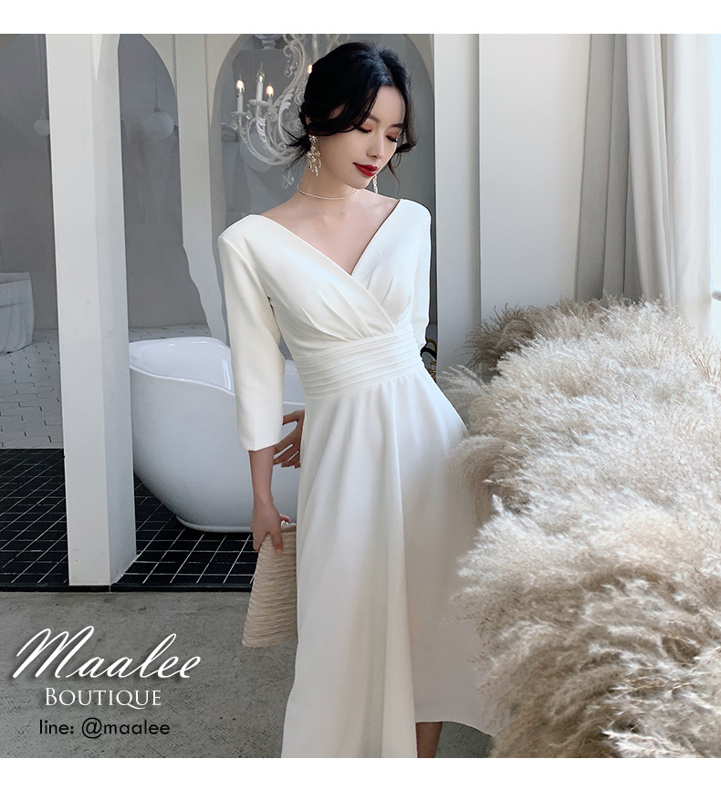 Pro-order ชุดเช่า ชุดแต่งงาน มินิมอล ชุดหมั้น