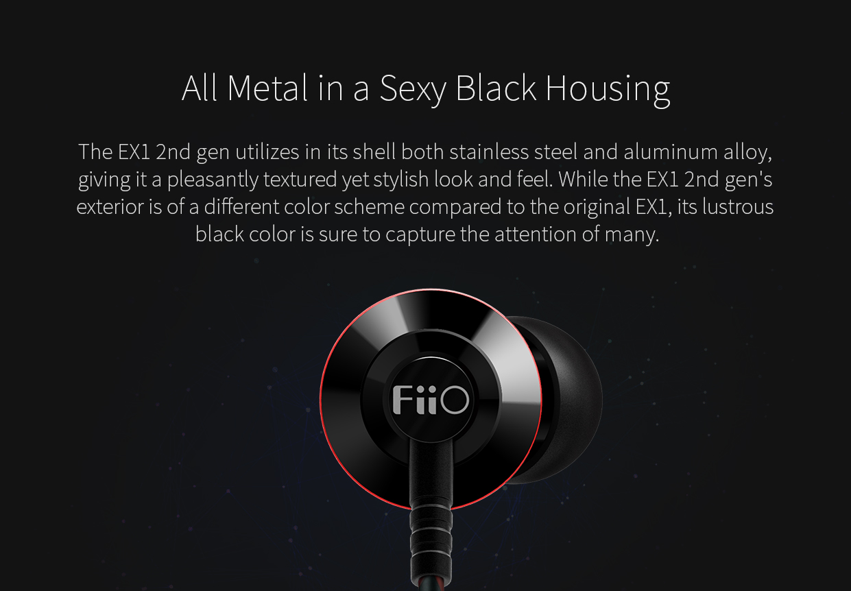 ขาย FiiO EX1ii หูฟัง Titanium Driver รุ่นใหม่ เพิ่มคุณภาพเสียง