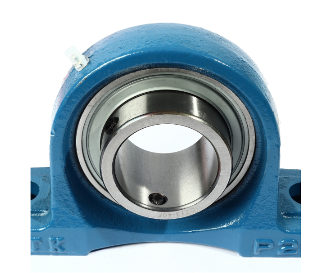 ตลับลูกปืนตุ๊กตา หมอนบล็อกแบริ่ง ระบบซีลป้องกันฝุ่น รูเพลา 2-1/2 นิ้ว ETK อีทีเค รุ่น UCP213-40 Pn.E151-0030 (แท้) ##