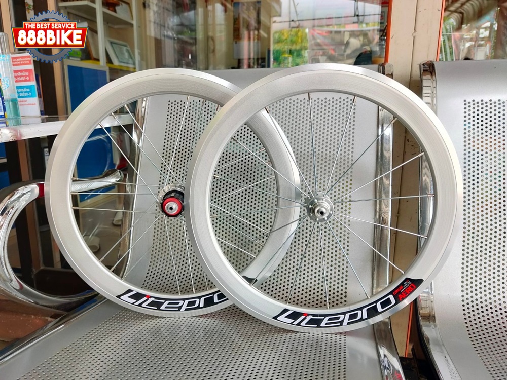 ชุดล้อสำเร็จ 20นิ้ว LITEPRO CRIUS AERO Double Wall Super Aluminum T10 ริมเบรค ขนาด 406 และขนาด 451