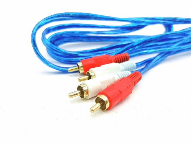 สายสัญญาณ 2RCA, สาย AV ด้านละ2หัว (แดง-ขาว)