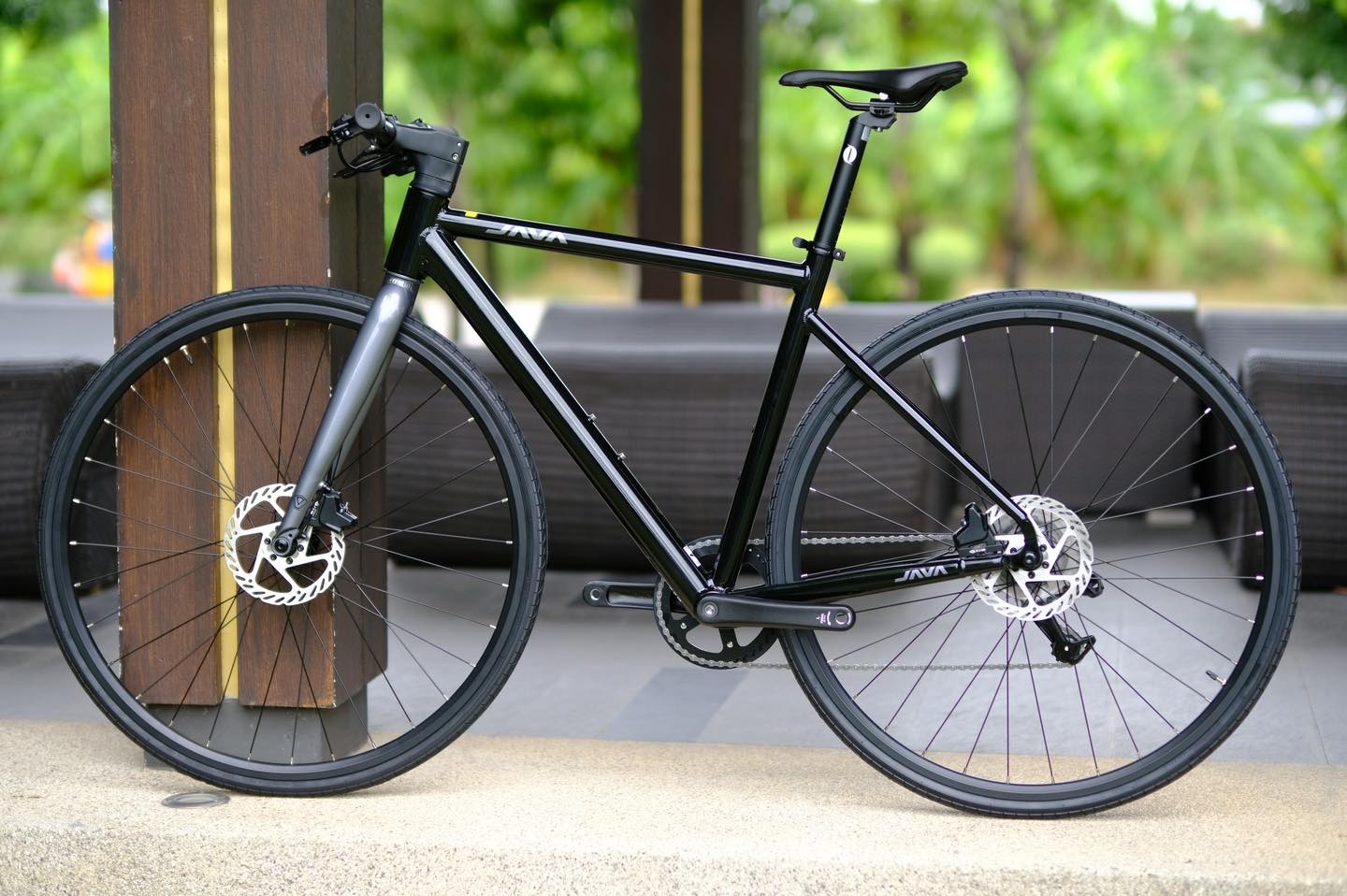 จักรยานไฮบริด JAVA WAHOO Hybrid 9 Speed ดิสเบรคน้ำมัน อลูมิเนียม เกียร์ L-TWOO ปี 2025