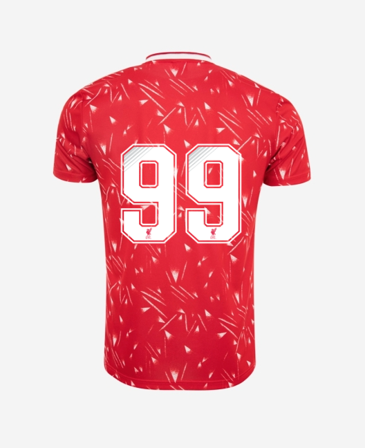 เสื้อลิเวอร์พูลย้อนยุค CANDY HOME ทีมเหย้าเบอร์ 99 เลือกเบอร์ส่วนตัวได้ของแท้