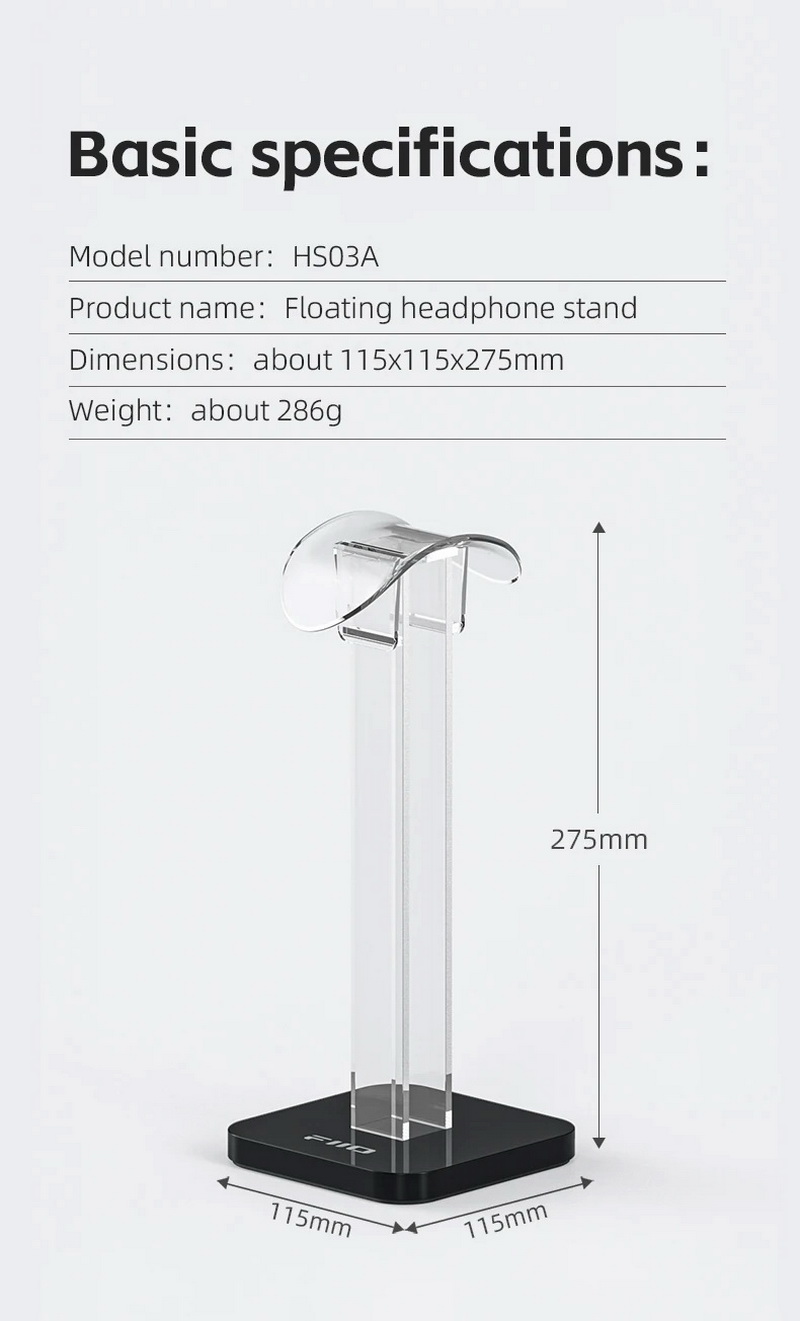 FiiO HS03A ขาตั้งหูฟัง Headphone ดูดีมีสไตล์ สำหรับแขวนหูฟังที่คุณชื่นชอบ