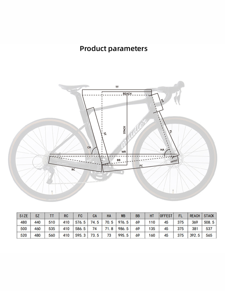 Muidler Hades 400 – จักรยานเสือหมอบคาร์บอน เกียร์ Sensah 2*10sp, ล้อคาร์บอน 35 มม. แบบ thru-axle 2025