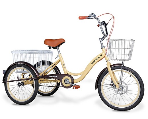 จักรยานสามล้อยี่ห้อ Osaka Camel 20 นิ้ว ดิสเบรคหน้า+หลัง เฟรมเหล็ก