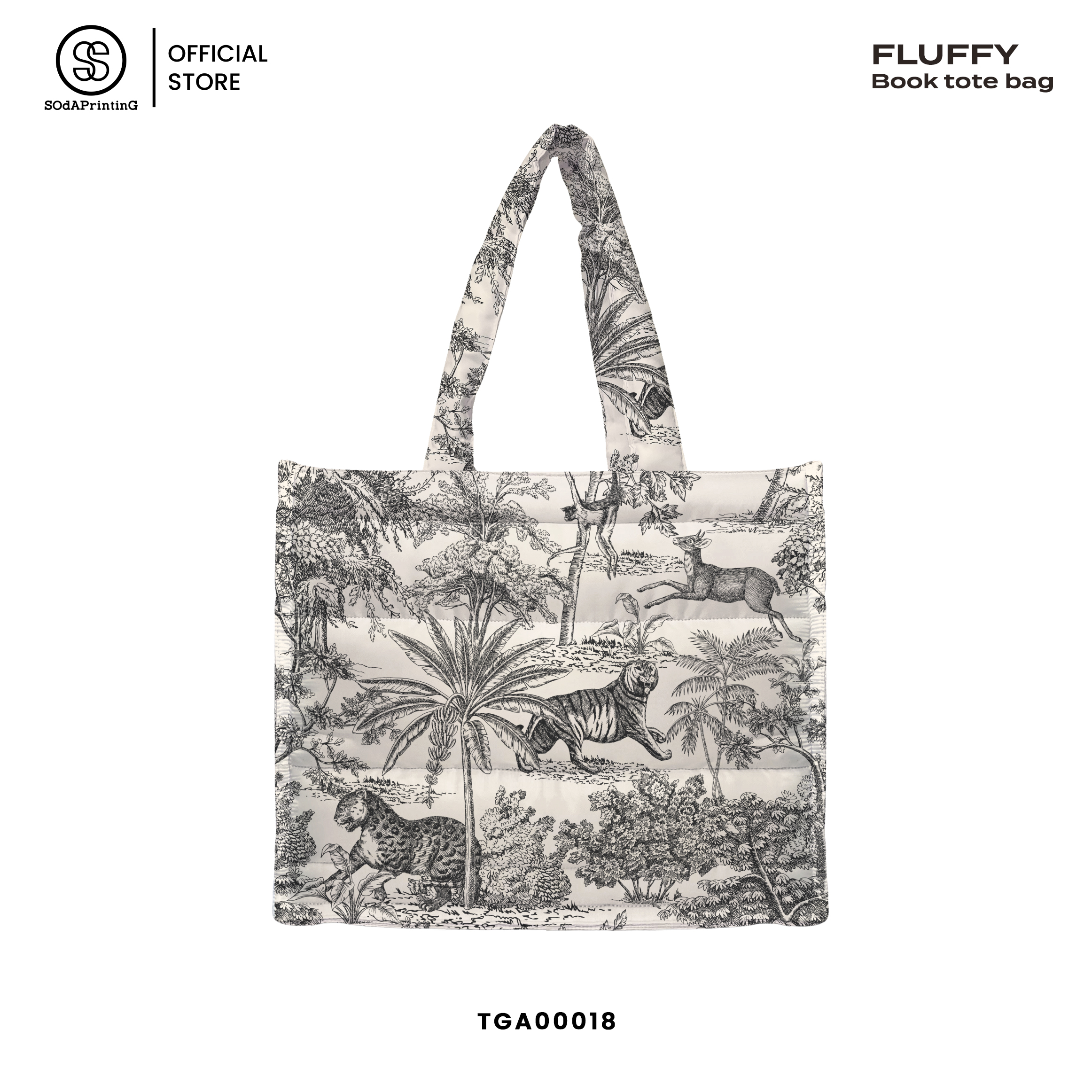 กระเป๋า Fluffy Book Tote Bags Forest Collection รหัส TGA00011-TGA00020 #FluffyBookToteBag