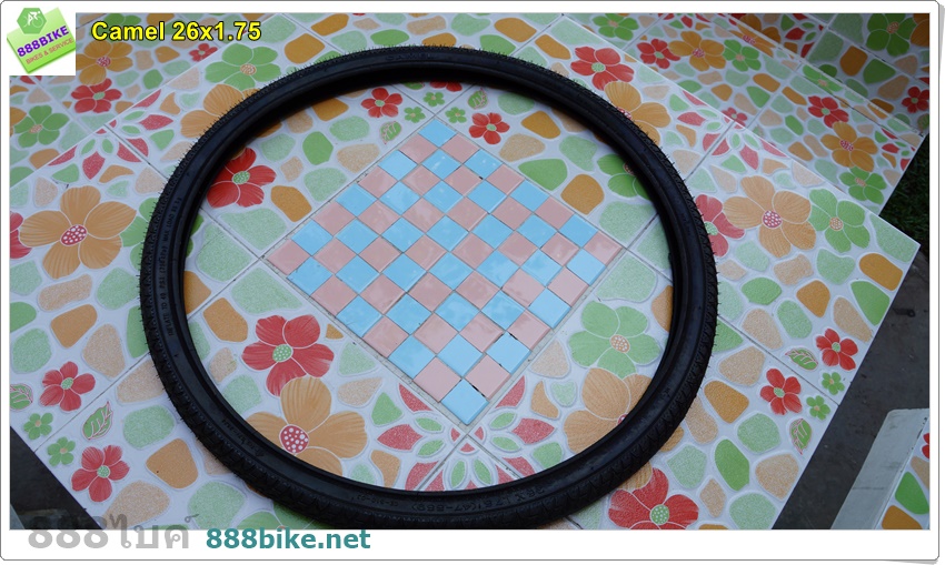 ยางนอกจักรยาน ยางเสือภูเขา DEESTONE,Camel, 26x1.75 ดอกเรียบ (kerry350บาท)(EMS150บาท)