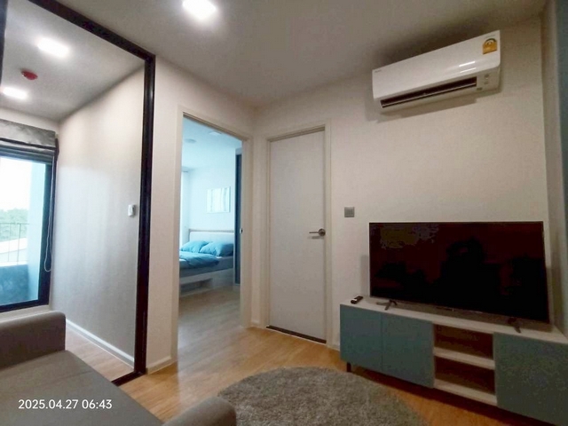 ให้เช่าคอนโดแอทโมซ คาแนล รังสิต ตึกB 27.80 ตร.ม.เฟอร์ครบ เครื่องใช้ไฟฟ้าครบ มีเครื่องซักผ้า ใกล้ฟิวเจอร์ พาร์ค