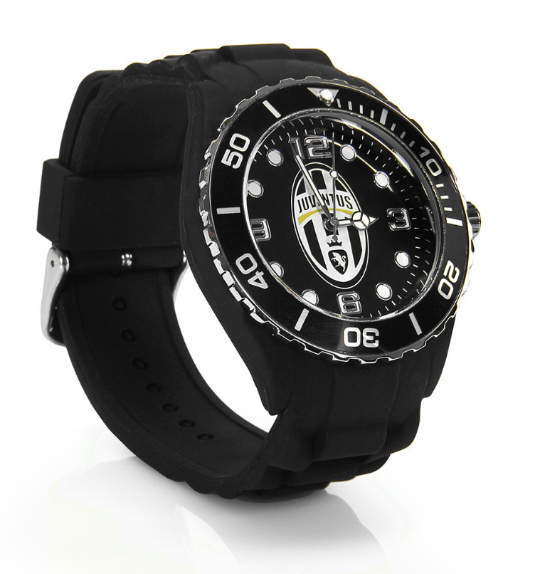 นาฬิกาที่ระลึกยูเวนตุสของแท้ JUVENTUS BLACK LOGO REEF WATCH