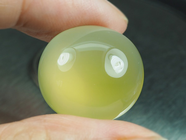 คาลซิโดนีสีเหลือง (Yellow Chalcedony) 27.10 กะรัต