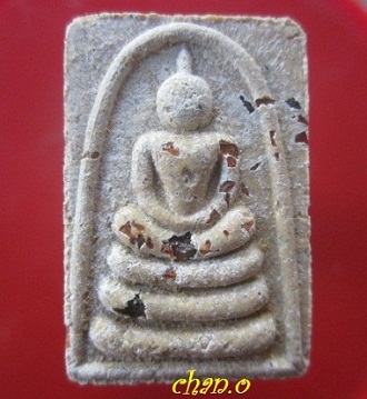 @@พระสมเด็จฝังหิน หลัง รูปเหมือน หลวงปู่บุดดา ถาวโร วัดกลางชูศรีเจริญสุข จ.สิงห์บุรี รุ่นรัตน1@@