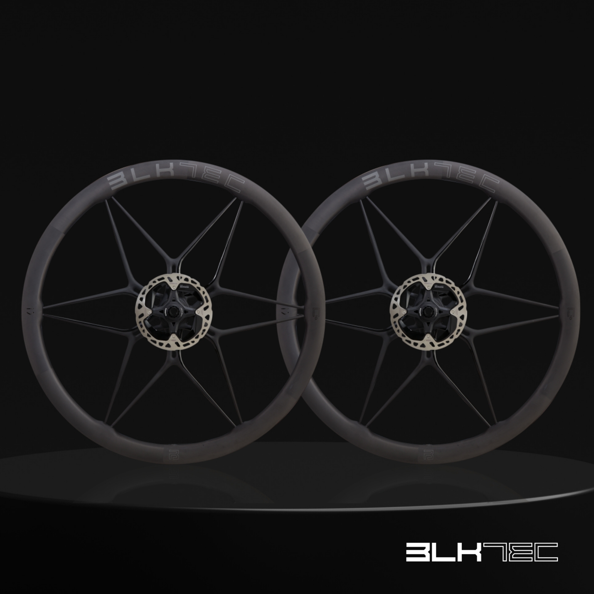 ล้อเสือหมอบดิสเบรค BLKTEC C1D (แบล็ค-เทค ซี-วัน-ดี) Rim Depth: 40mm ล้อดาวหกแฉก one piece full carbon design