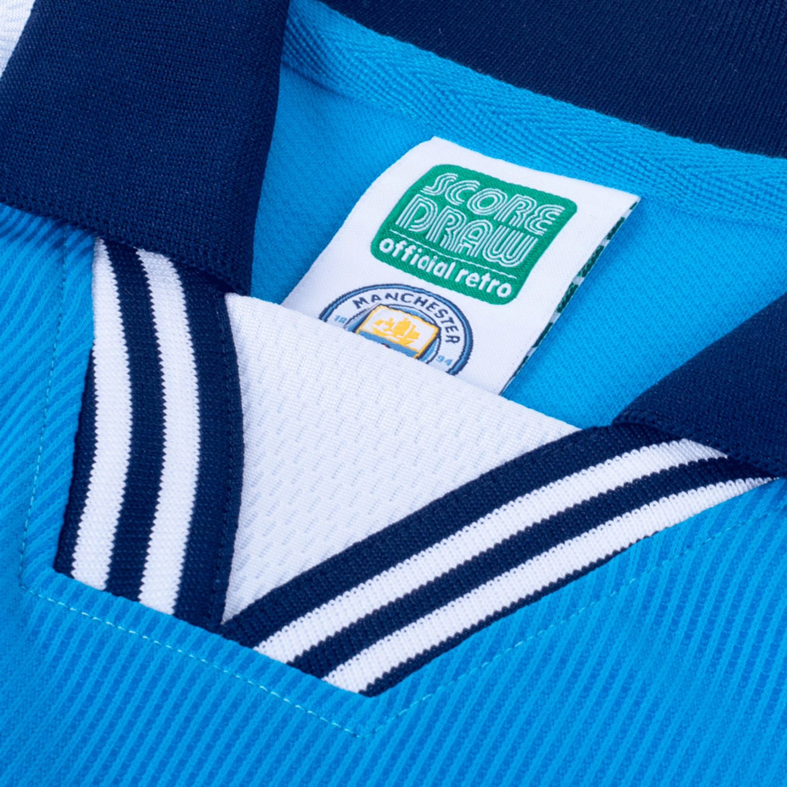 เสื้อแมนเชสเตอร์ ซิตี้ย้อนยุค 2000 Home ของแท้