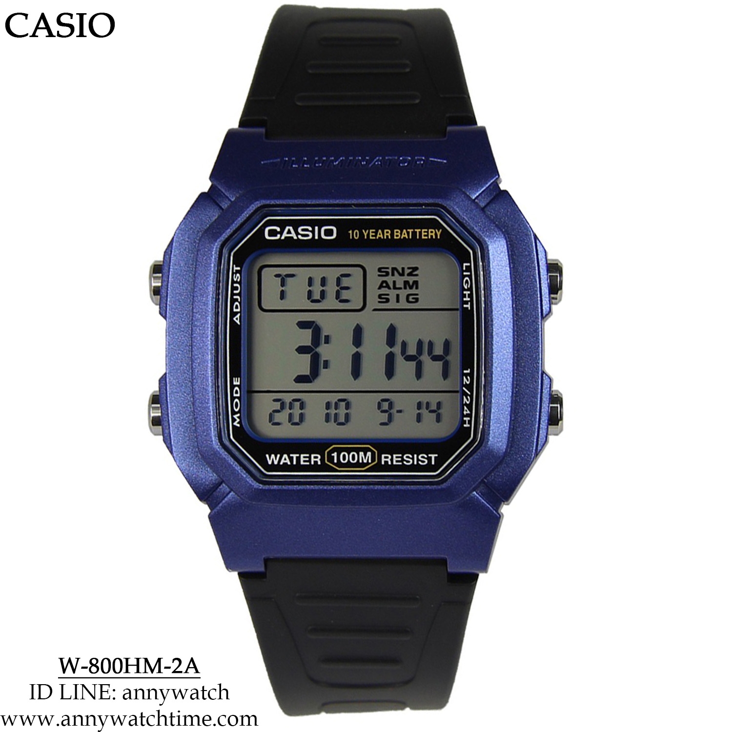 CASIO W-800HM-2A