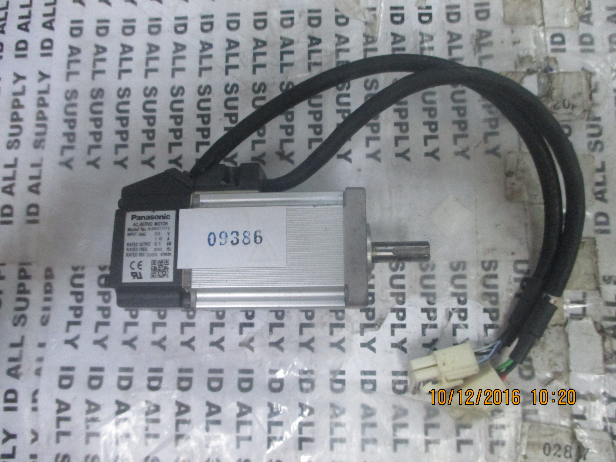SERVO MOTOR “ PANASONIC ” รุ่น MUMA011P1S