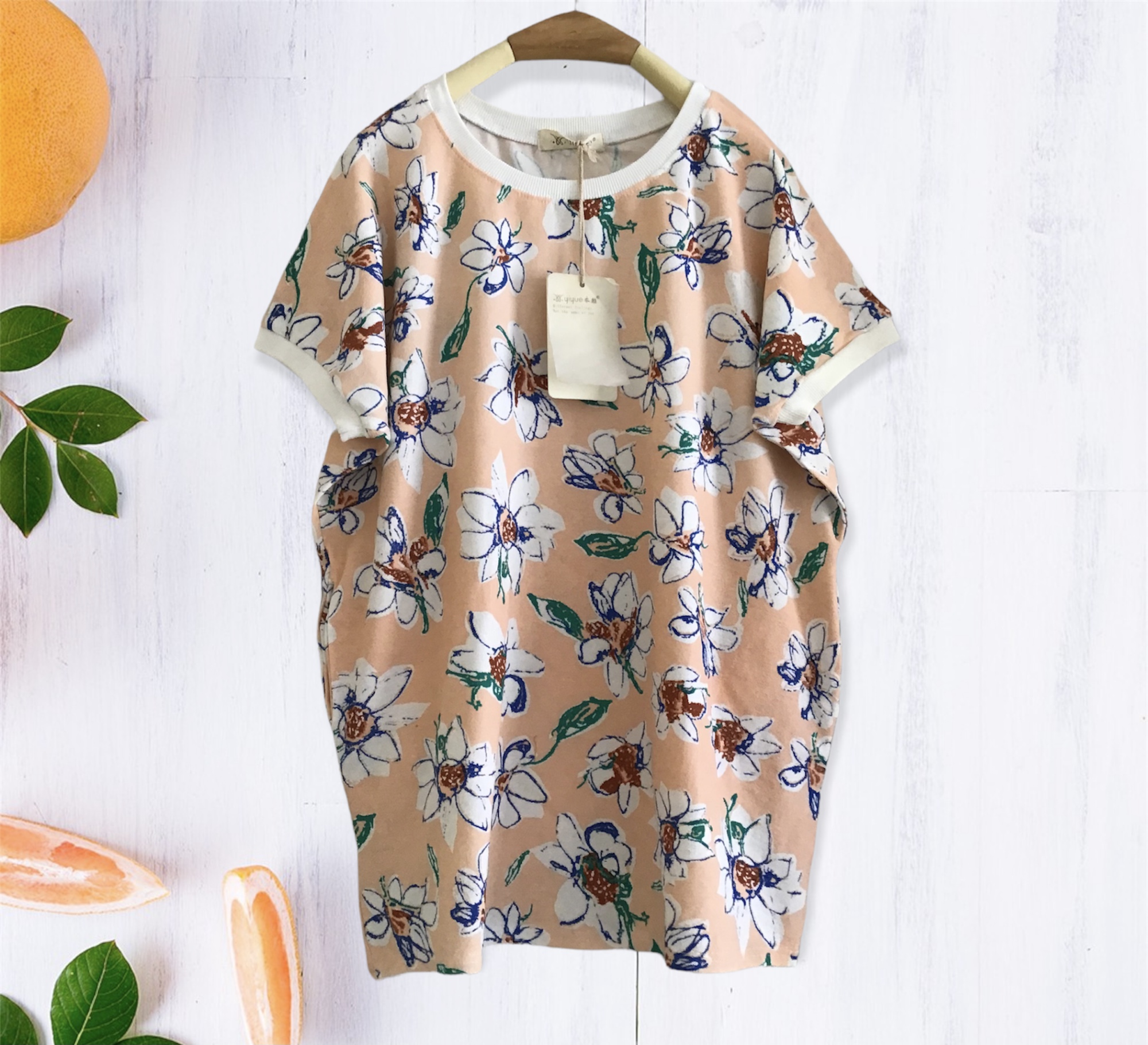 เสื้อยืดลายดอกไม้