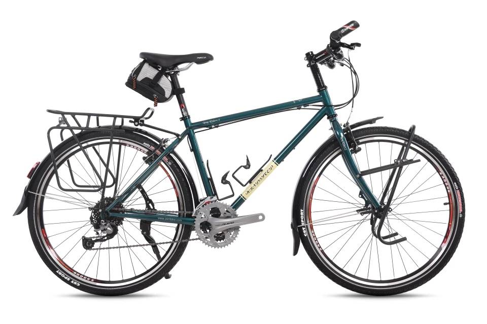 จักรยานทัวร์ริ่ง DARKROCK Windspeed LongRiders II Touring Bike Entry level Travel Bicycle 26inch ALIVIO M4060 27Speeds Chrome-Molybdenum 4130 Steels