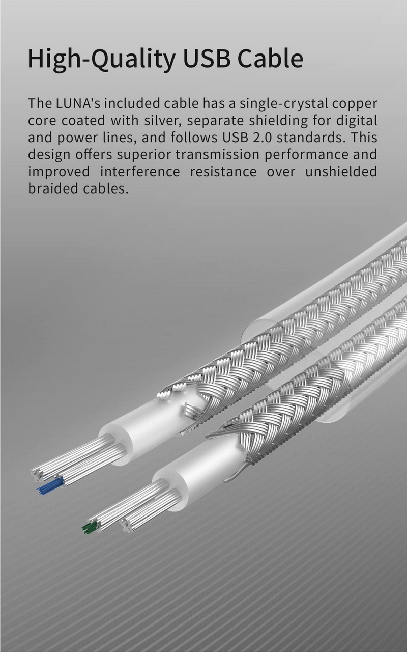 TANCHJIM Luna USB DAC/AMP พกพา ชิป DAC CS43198 x2 ประสิทธิภาพสูง ประกันศูนย์ไทย