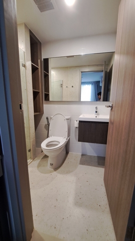 ให้เช่าคอนโด นิว ครอส คูคต สเตชัน ตึก B 27 ตร.ม.ทิศเหนือ เฟอร์ครบ มีเครื่องซักผ้า ติดรถไฟฟ้าคูคต