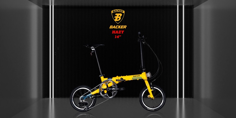 จักรยานพับ BACKER HAZY เฟรมอลู Sensah MX9 3 Speed 2021