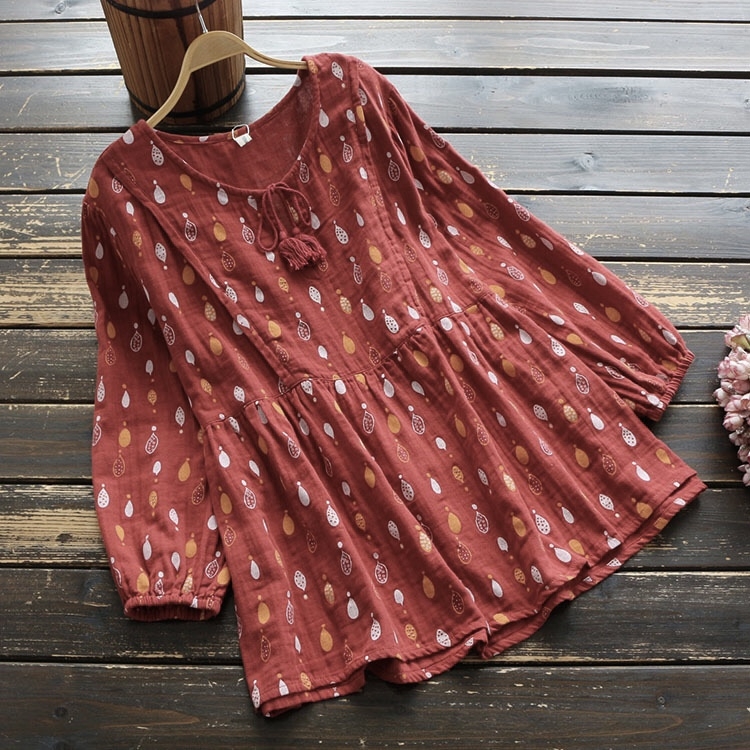 เสื้อผ้าสาลูเนื้อนิ่มแต่งจีบระบาย