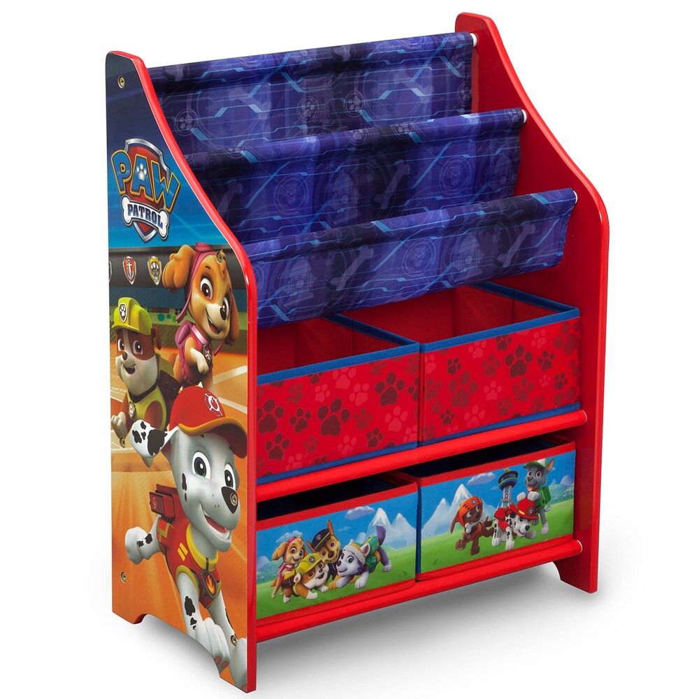 ชั้นเก็บของ ชั้นวางหนังสือ ลาย พาว แพทโทรล Delta Children Paw Patrol Book & Toy Organizer
