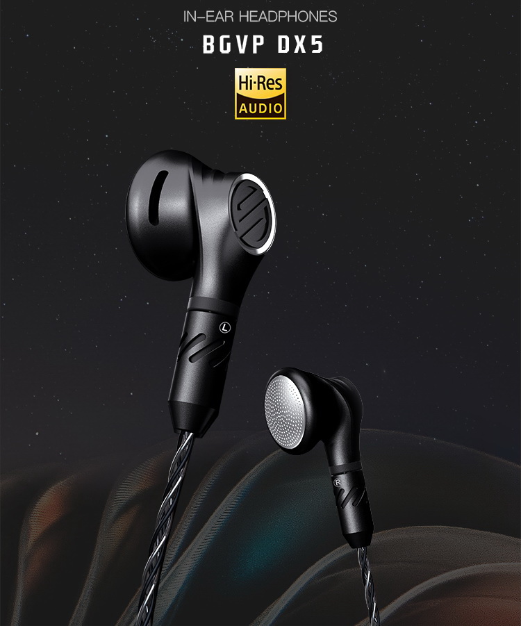 ขาย BGVP DX5 หูฟังเอียร์บัด ไดรเวอร์ DLC Dynamic รองรับ Hi-Res