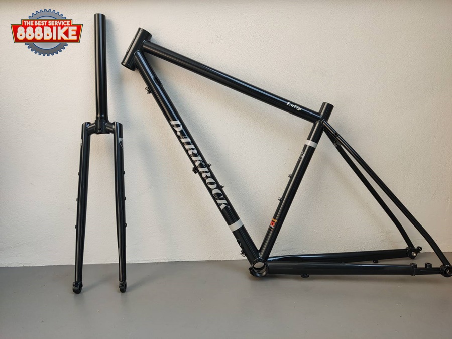 เฟรมจักรยานเสือหมอบ ไซโคลครอส DARKROCK LUTIP Thrue-axle off-road GRAVEL BIKE, CYCLOCROSS BIKE (เฟรม+ตะเกียบ) 700*42C