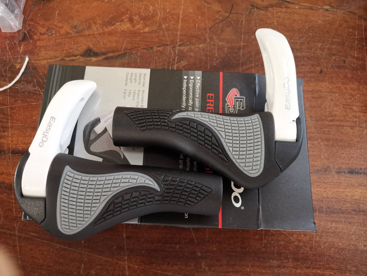 บาร์เอน EASYDO Bicycle bar ends Ergonomic Grips ALLOY BAREND รุ่น ED-1060D (แท้)