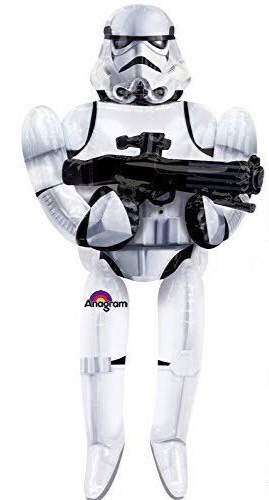 ลูกโป่ง Air Walker Stormtrooper ขนาด 177 ซม. พร้อมตกแต่ง สามารถติดข้อความตรงหน้าอก/สามารถเปลี่ยนสีได้