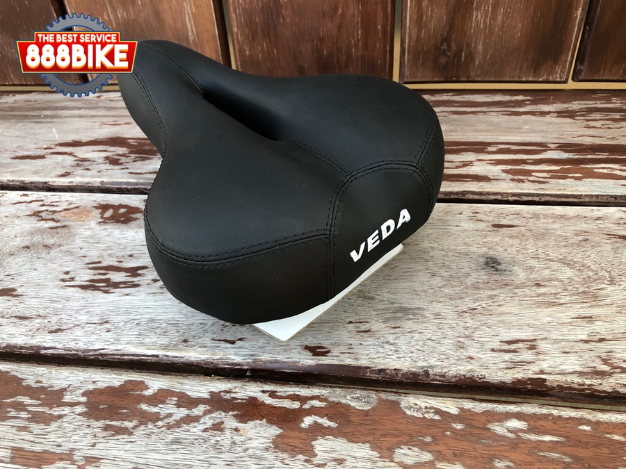 เบาะจักรยานแบบหนานุ่ม จัมโบ้ " VEDA " มีร่องกลาง, VEDA-109