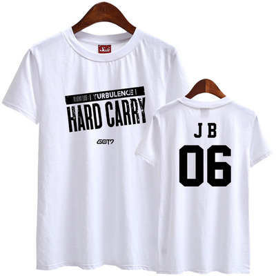 เสื้อยืด (T-Shirt) GOT7 Hard Carry (ชื่อเมมเบอร์)