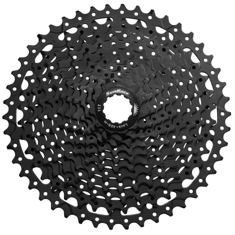 สเตอร์ SUNRACE ,CSMS8 MS 11-Speed Wide-Ratio Cassette,11-42T สีเงินและสีดำ