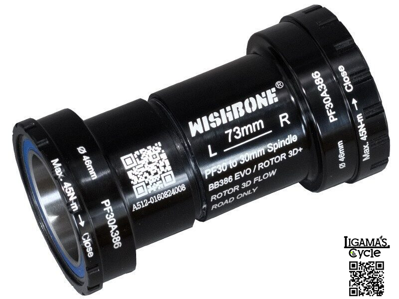 กะโหลก WISHBONE PF30A Ceramic bottom bracket | SRAM DUB / Praxis M30 Compatible | เฟรม Cannondale SuperSix Evo, Synapse Carbon | 46mm ID x 73mm Width | น้ำหนักเบา 110–139 กรัม | รับประกัน 2 ปี