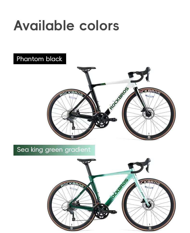 ROCKBROS GALE W3 38mm จักรยานเสือหมอบ 20 สปีด | เบรกน้ำมัน ขอบล้อ38mm 700C | ปี 2025
