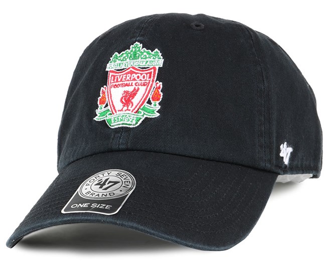 หมวกลิเวอร์พูล 47 Brand Crest Clean Up Black Adjustable สีดำของแท้